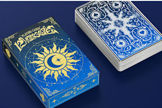 design custom playing card, poker card, card box mockup, blackjack, poker chips