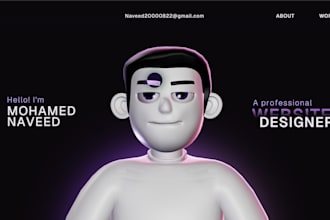 design and develop a modern website as a front end expert