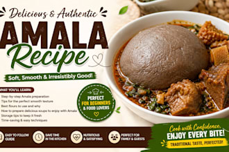 create unique nigerian and international food recipes