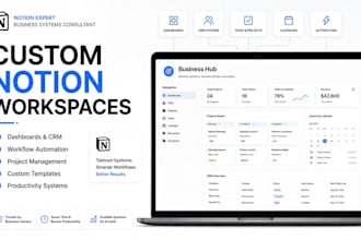 build notion template notion expert notion consultant for your business