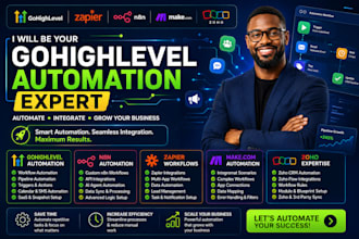 be your professional zoho developer consultant zoho flow n8n automation expert