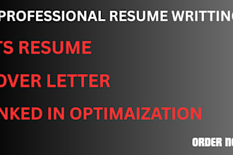 craft a professional resume, cover letter and linked in
