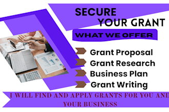 find grants, funding opportunities, and sponsors