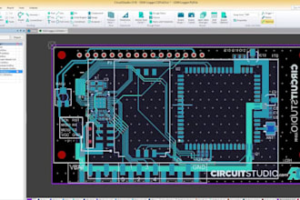 do rf pcb layout, audio pcb, power electronics pcb in easyeda