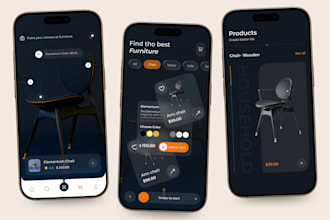 build ai ar furniture app, virtual 3d furniture app, 3d interior design app