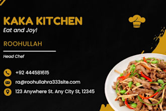 do professional business card design