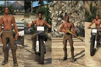 customized fivem peds clothing kuttes chains fivem custom peds gta 5 ped