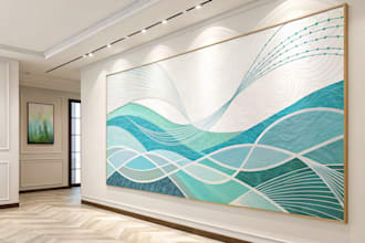 create professional abstract wall art and canvas design