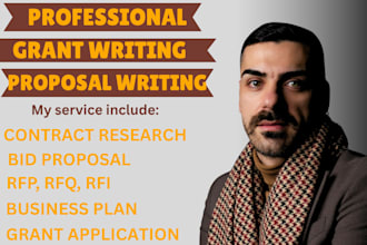 write winning bid proposals, rfp responses, and tender proposals