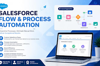 create salesforce flow and process automation