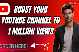 grow your youtube channel with organic USA video promotion