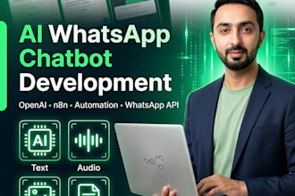 whatsapp ai chatbot for sales, support, orders, lead gen