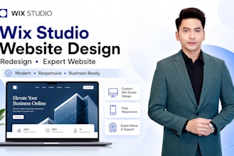 design wix studio website wix studio redesign wix expert website