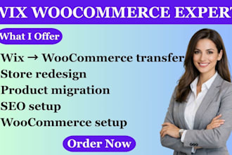 wix to woocommerce migration ecommerce website redesign expert wix website desig