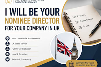 be your UK nominee director for your company