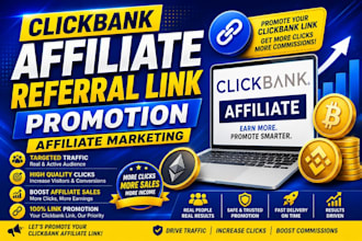 clickbank affiliate referral link promotion, affiliate link marketing