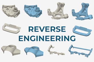 do scan to cad reverse engineering and 3d printing design