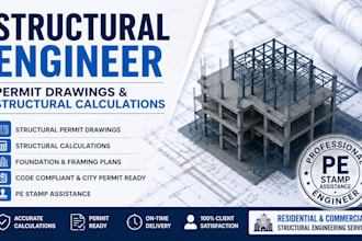 do structural engineer permit drawings and structural calculations