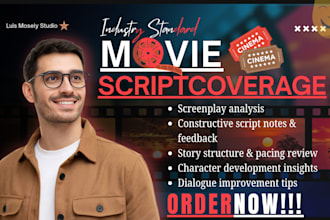 provide script coverage with page references and  screenplay rewrite plan