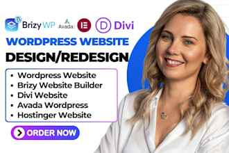 build divi brizy pro wordpress website, brizy cloud landing page