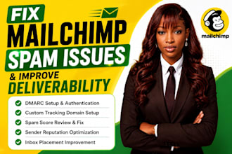 fix mailchimp emails going to spam and improve email deliverability