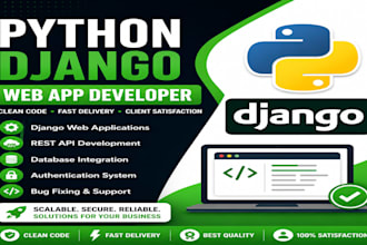 create python django backend apis and web apps
