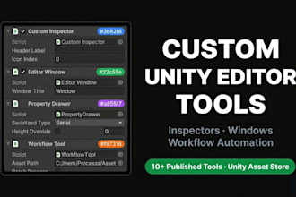 create custom unity editor tools