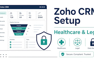set up a secure, compliant zoho CRM for your healthcare or legal practice