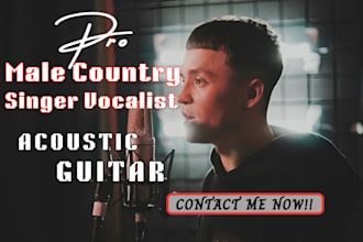 male country singer acoustic country singer country vocalist country pop singer