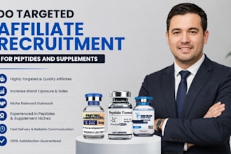 do targeted affiliate recruitment for peptides and supplements