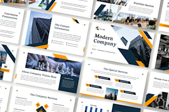 design sales pitch deck, powerpoint or canva presentation for you