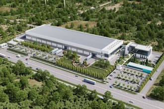 create an expert warehouse, office and commercial site plan design