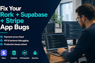 fix and optimize rork app, supabase backend, stripe payments API bugs
