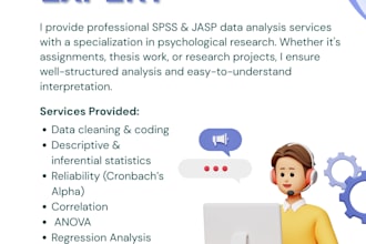 perform spss data analysis and hypothesis testing for psychology research