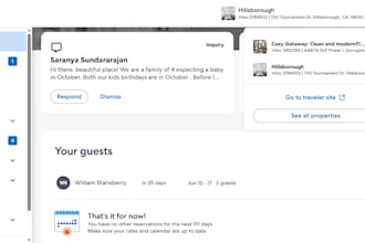 setup your listing on airbnb, vrbo and bookingcom