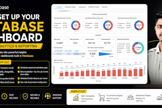 set up your metabase dashboard for data analytics and reporting
