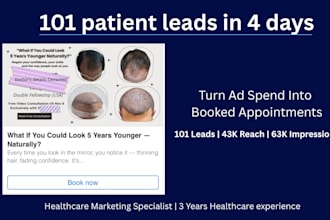 run patient generating meta ad campaigns for healthcare practices