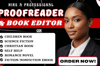 edit and proofread your manuscript, ebook, christian book and novel