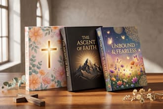 design a custom christian book cover or faith based KDP cover