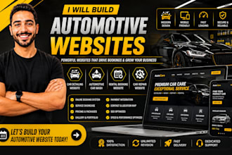 car detailing website, automotive car wash, rental  booking website, car repair