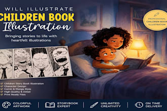 create comic book illustration, manga and webtoon art
