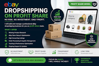 do ebay dropshipping on profit share