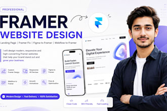 do framer website design, framer landing page fix framer website figma webflow