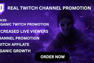 do twitch promotion to get your twitch channel affiliated