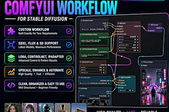create custom comfyui workflow for stable diffusion