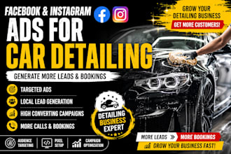 create facebook ads for car detailing and ceramic coating business
