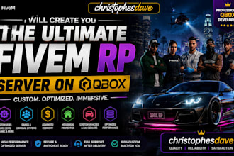 create you the ultimate fivem rp server on qbox