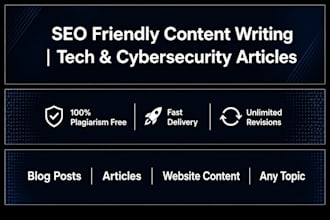 write SEO friendly tech and content for your blogs