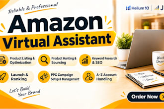be your amazon account manager and amazon fba virtual assistant
