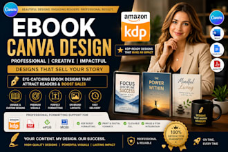 canva ebook design, lead magnet, workbook, ebook formatting and layout design